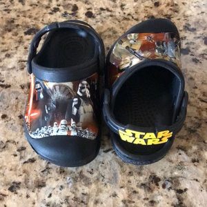 Star Wars crocs little kid 6-7